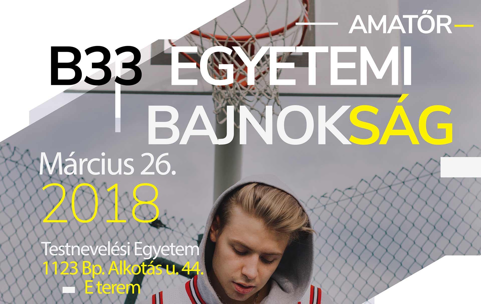 Egyetemi amatőr B33 bajnokság