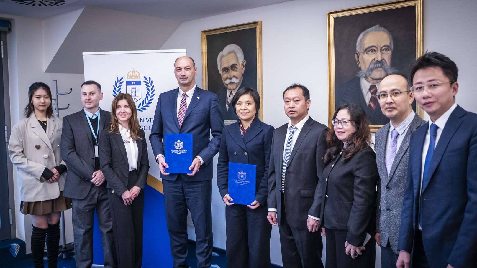 Cooperation agreement with Shanghai Sports University